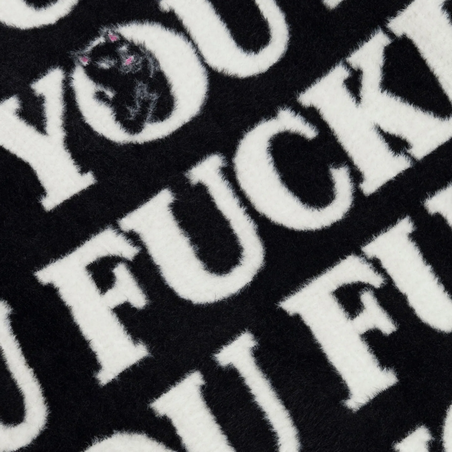 Ripndip Knits / Sweaters<Fuckin Fuck Mohair Sweater (Black)