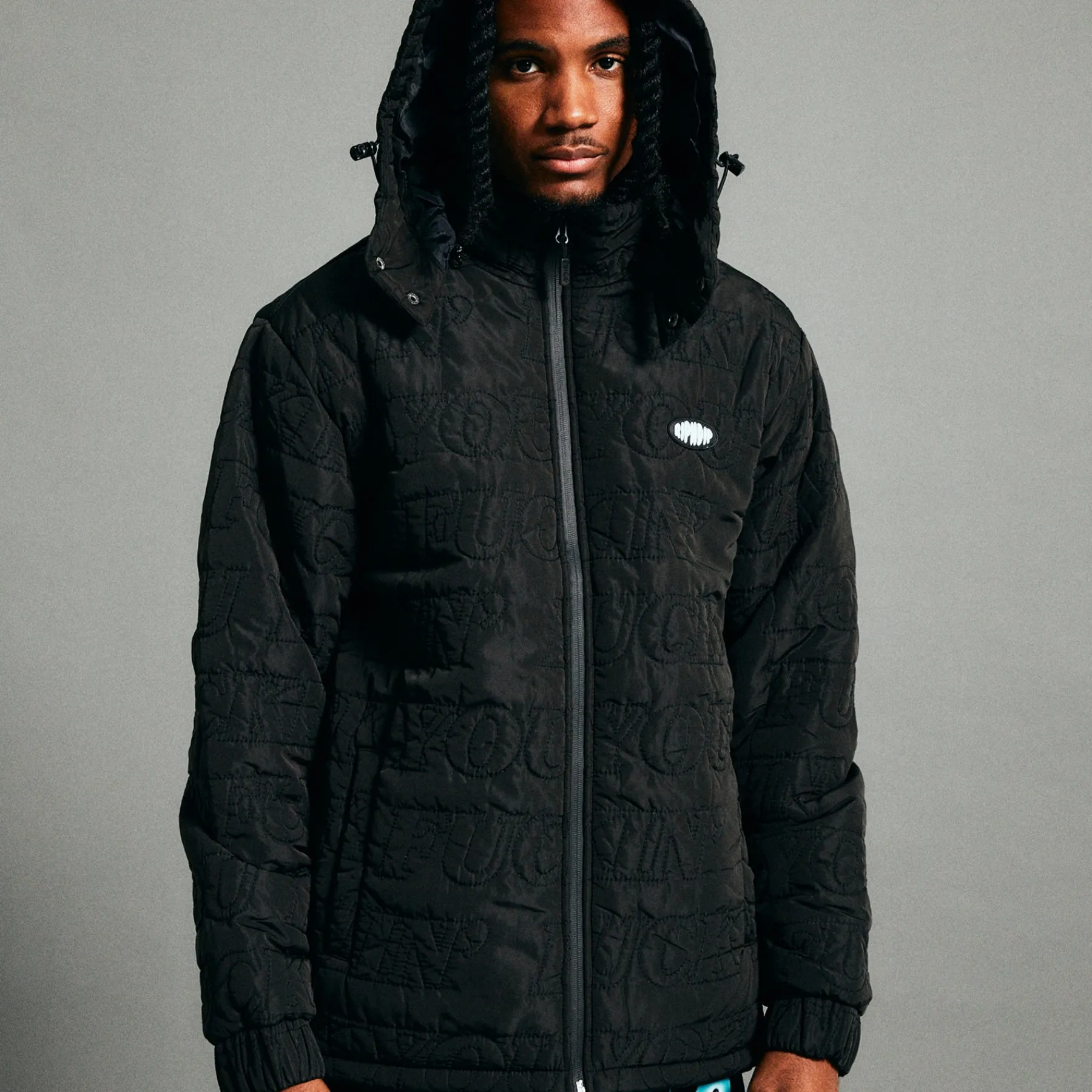 Ripndip Jackets<Fuckin Fuck Puffer Jacket (Black)