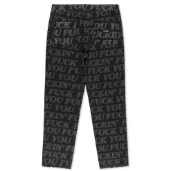 Ripndip Pants<F.U.F.F. Washed Denim Pants (Black)