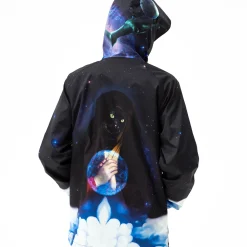 Ripndip Jackets<Galaxy Gypsy Anorak Jacket (Black)