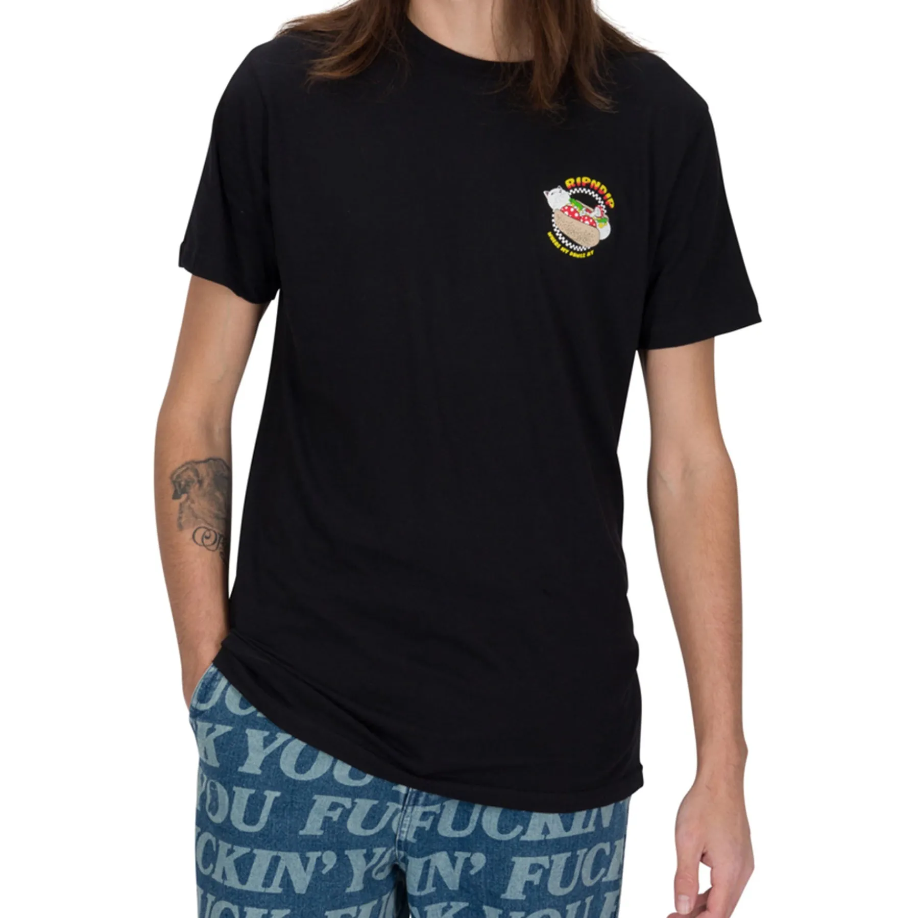 Ripndip Short Sleeve Tees|Stocking Stuffers<Glizzy Tee (Black)