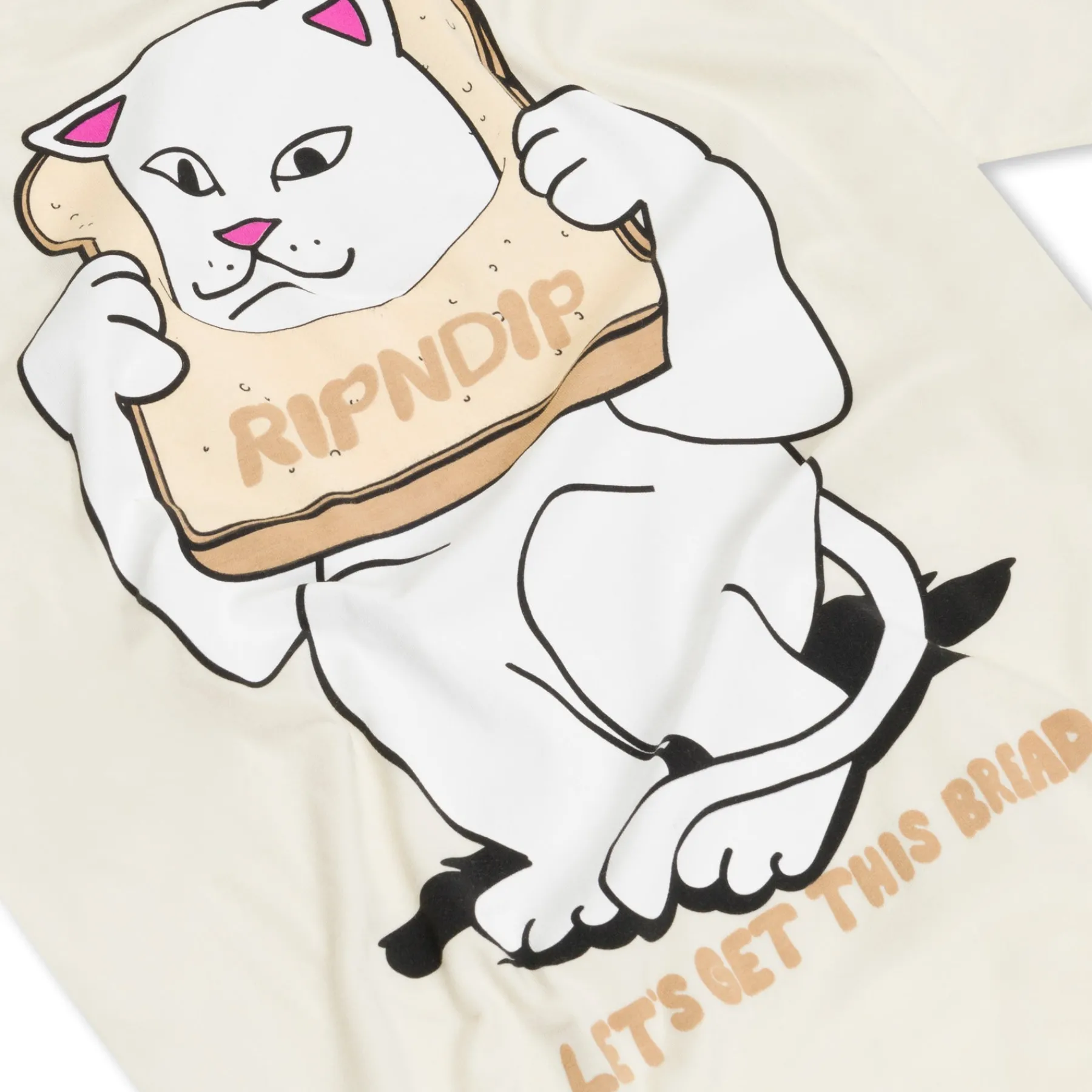 Ripndip Short Sleeve Tees<Gluten Free Tee (Natural)