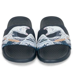 Ripndip Slides / Slippers|Stocking Stuffers<Great Wave Slides (Navy)