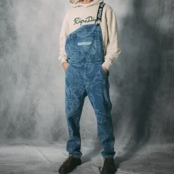 Ripndip Pants|Overalls<Haku Denim Overalls (Dark Wash)