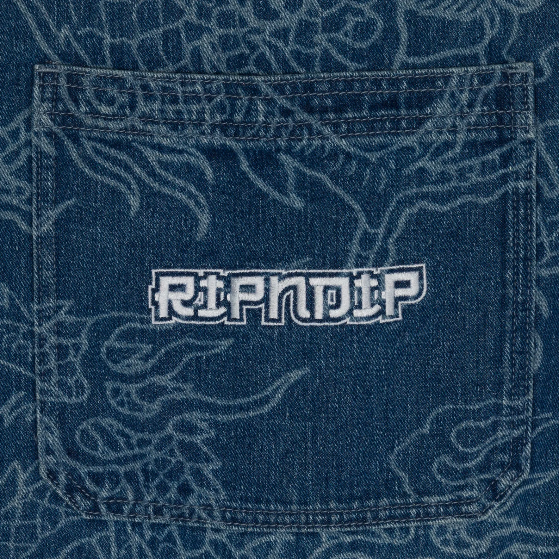 Ripndip Pants|Overalls<Haku Denim Overalls (Dark Wash)