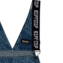 Ripndip Pants|Overalls<Haku Denim Overalls (Dark Wash)