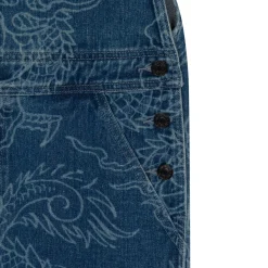 Ripndip Pants|Overalls<Haku Denim Overalls (Dark Wash)
