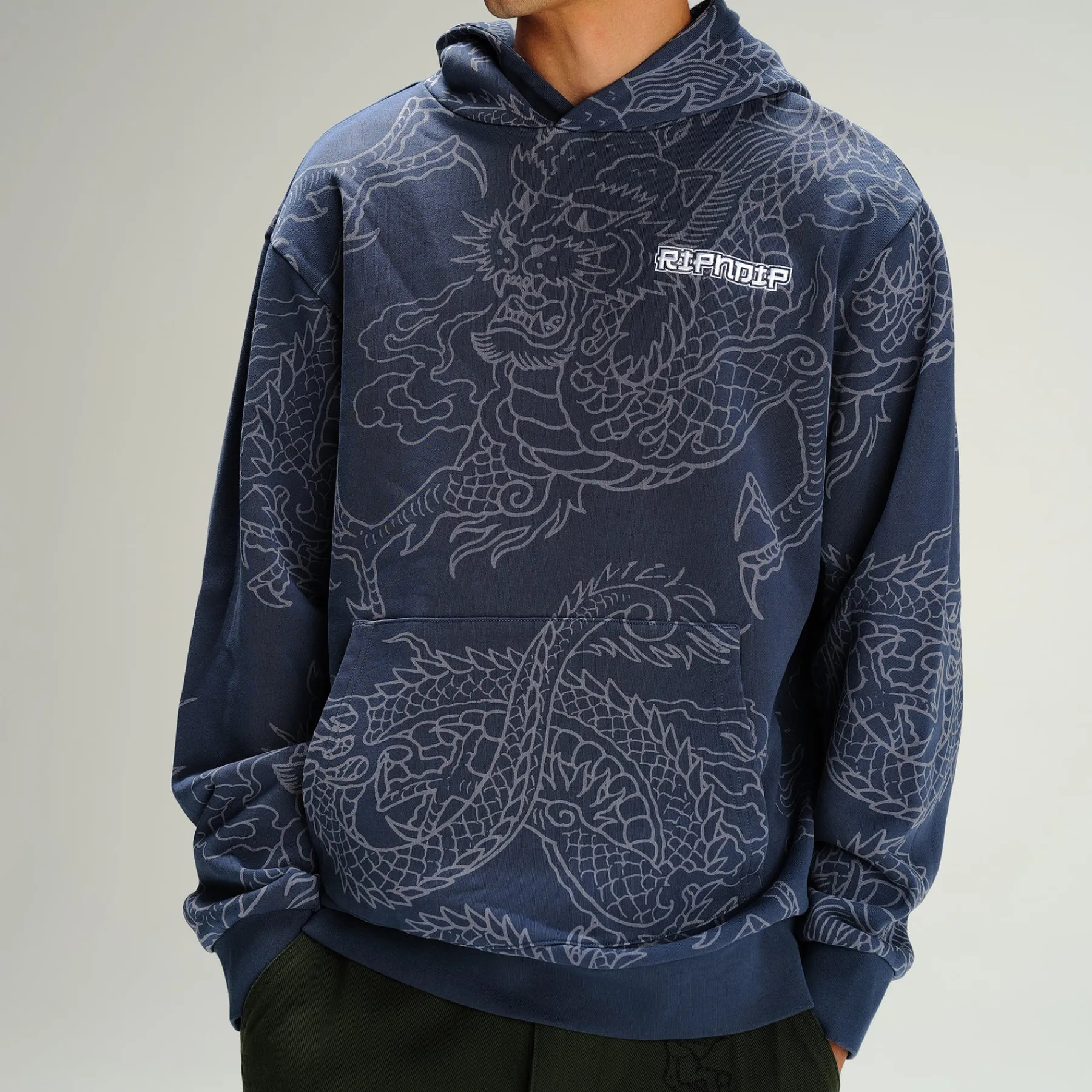 Ripndip Hoodies / Crewnecks<Haku Hoodie (Navy)