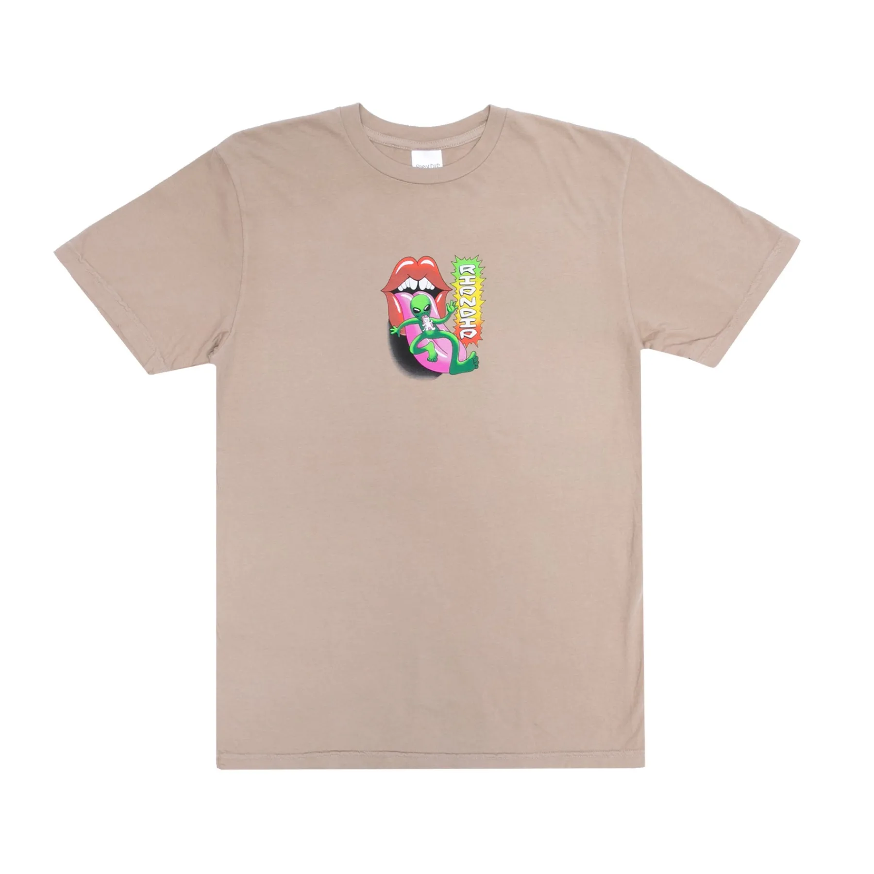 Ripndip Short Sleeve Tees|Stocking Stuffers<Happy Lickin Tee (Almond)