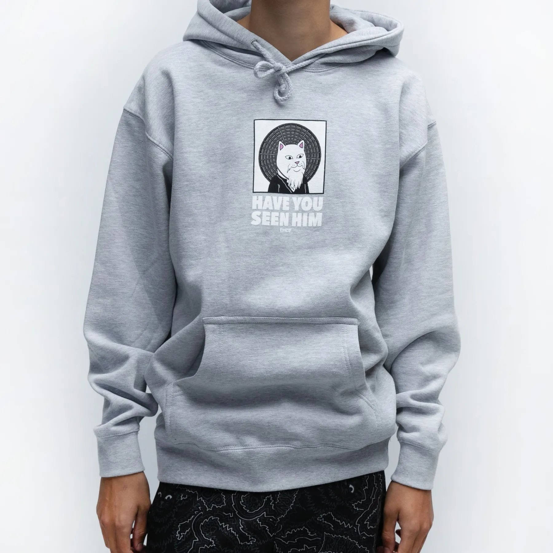 Ripndip Hoodies / Crewnecks<Have You Seen Him? Hoodie (Ash Heather)