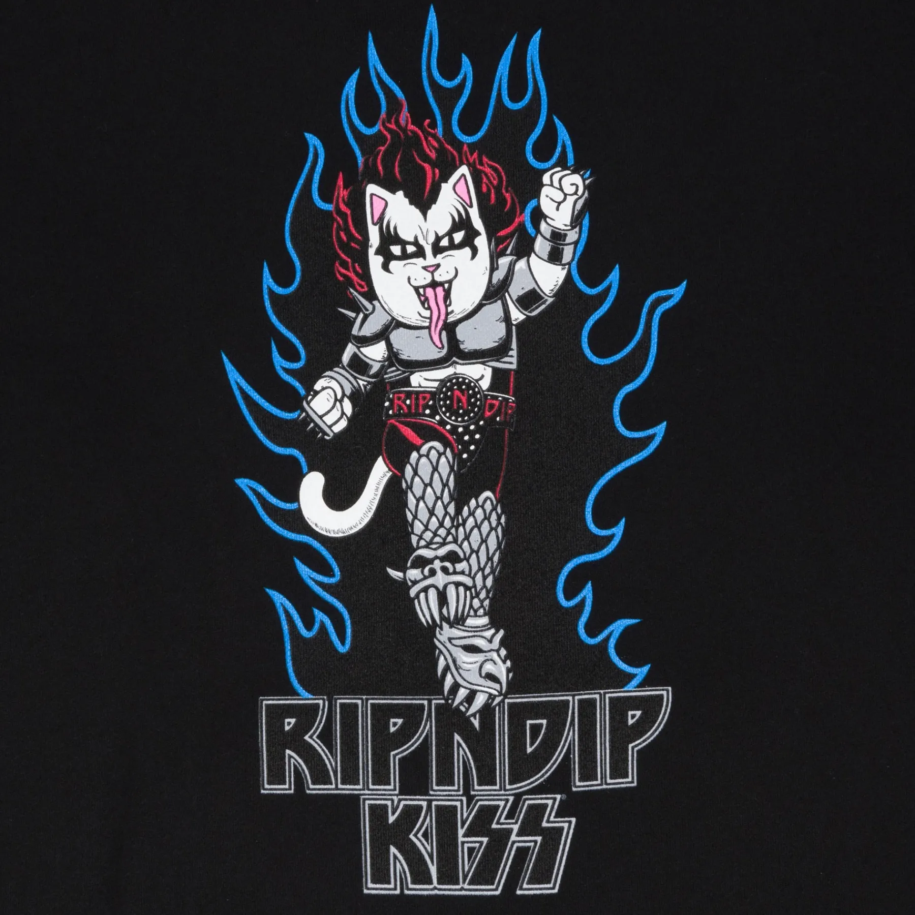 Ripndip Hoodies / Crewnecks<Heavens on Fire Hoodie (Black)