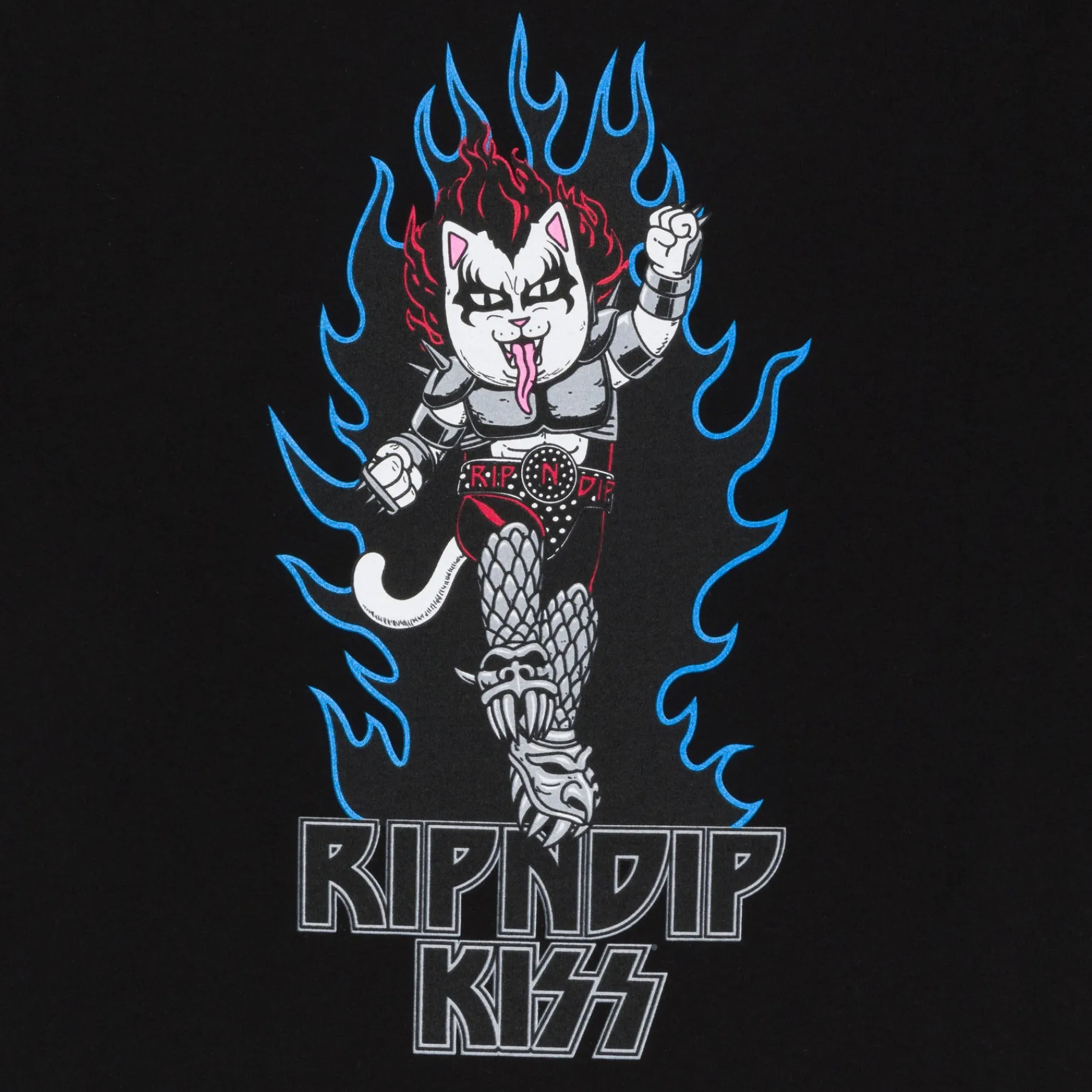 Ripndip Short Sleeve Tees|Stocking Stuffers<Heavens on Fire Tee (Black)