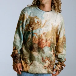 Ripndip Knits / Sweaters<Heavens Waiting Cable Knit Sweater (Multi)