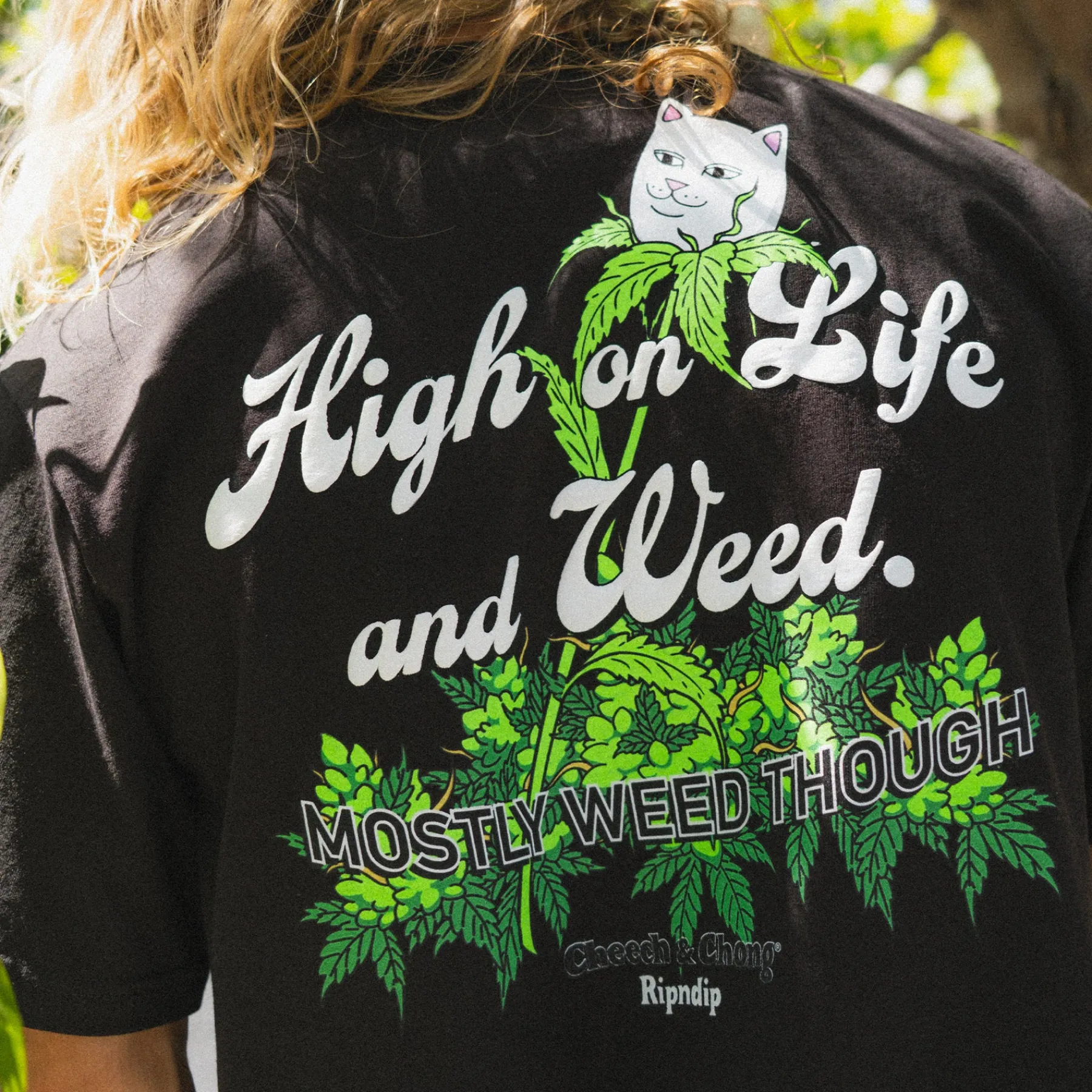 Ripndip Short Sleeve Tees|Stocking Stuffers<High On Life 420 Tee (Black)