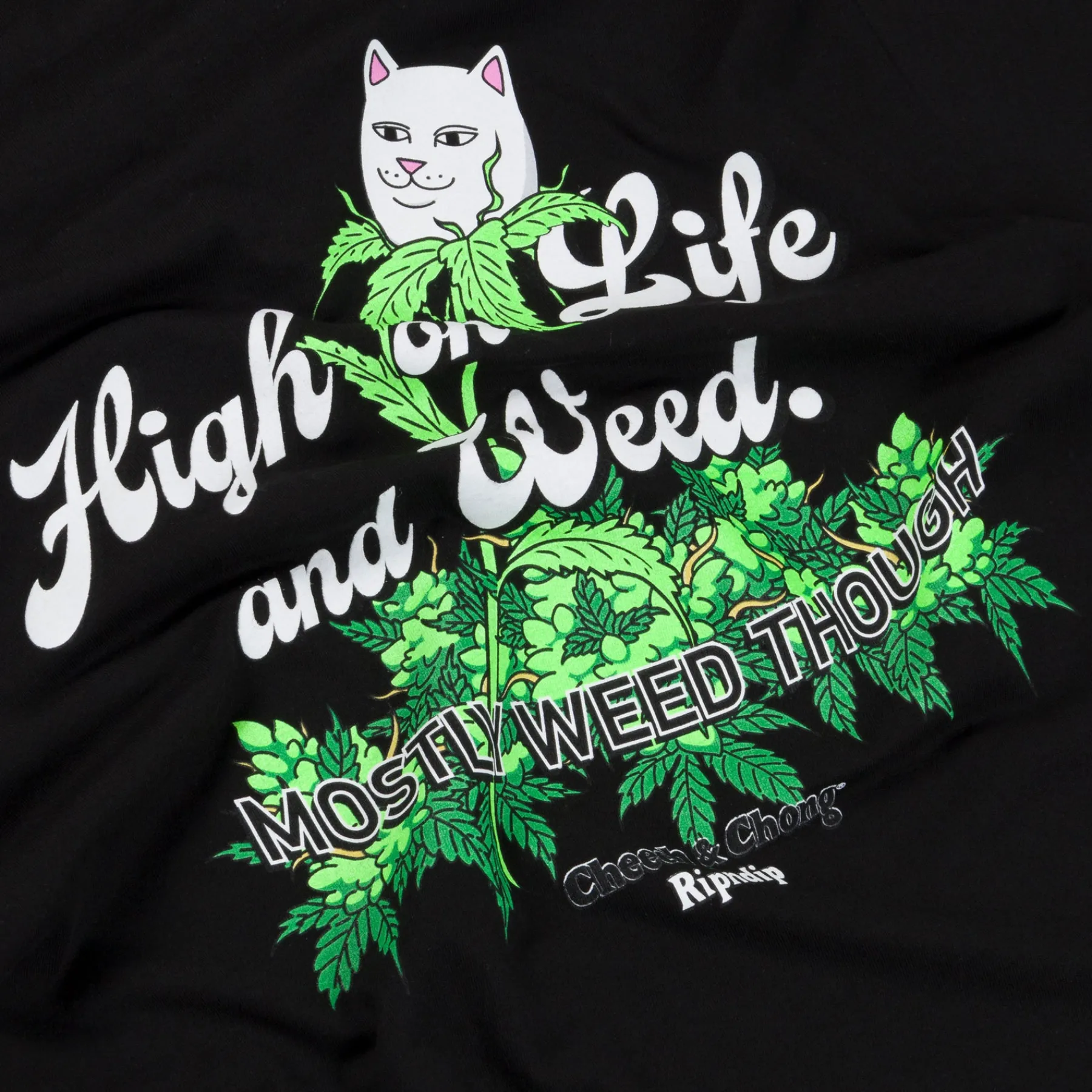Ripndip Short Sleeve Tees|Stocking Stuffers<High On Life 420 Tee (Black)