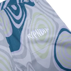 Ripndip Shorts|Stocking Stuffers<Hypnotic Twill Shorts (Grey/Lavender/Neon)