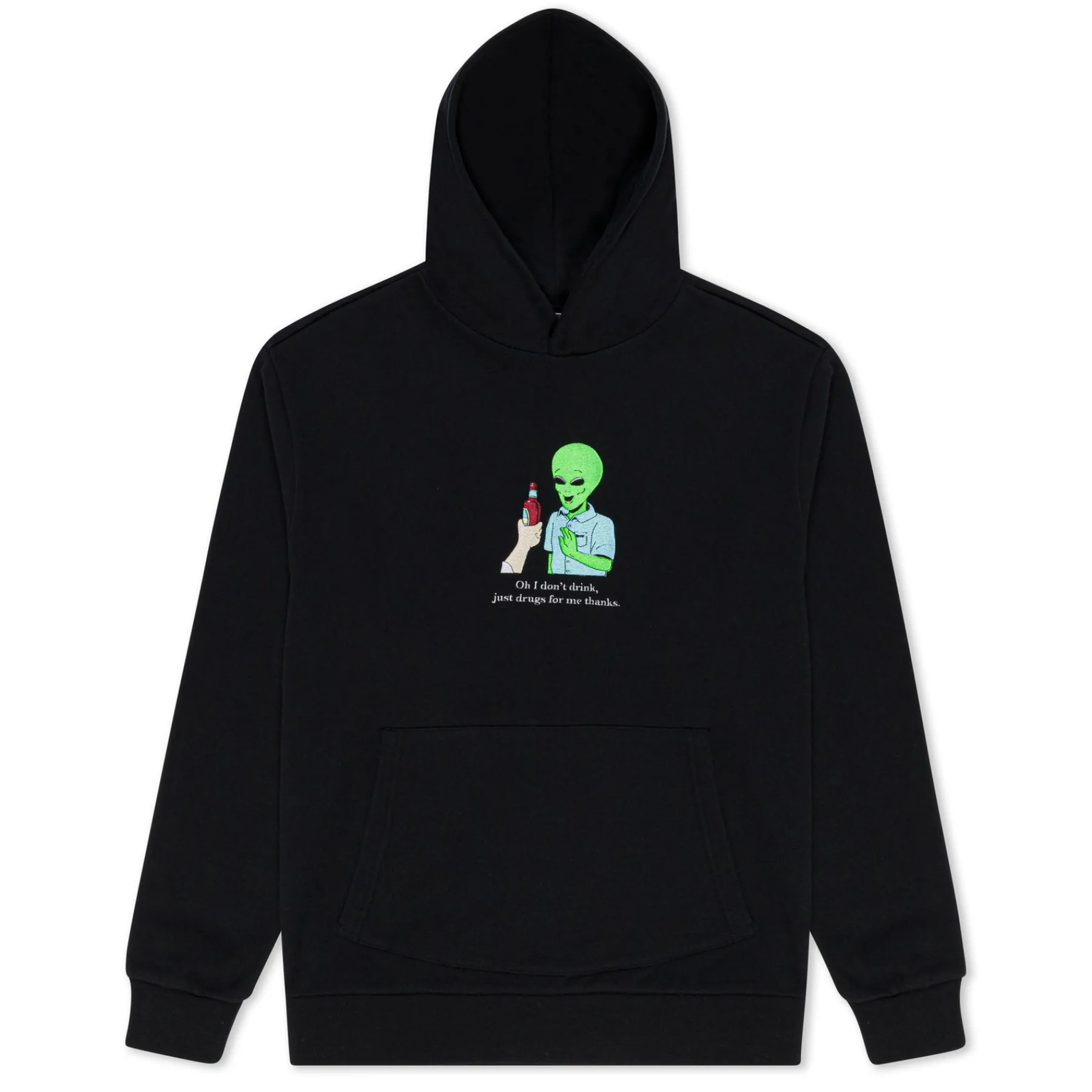Ripndip Hoodies / Crewnecks<I Don't Drink Hoodie (Black) 14.7oz