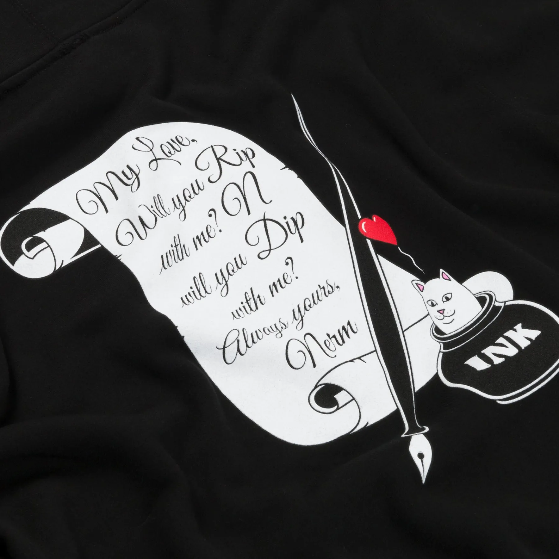 Ripndip Hoodies / Crewnecks|Stocking Stuffers<ILY Hoodie (Black)
