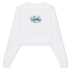 Ripndip Womens|Womens<In Loving Memory Cropped Long Sleeve (White)