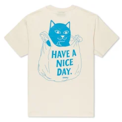 Ripndip Short Sleeve Tees<In My Bag Tee (Natural)