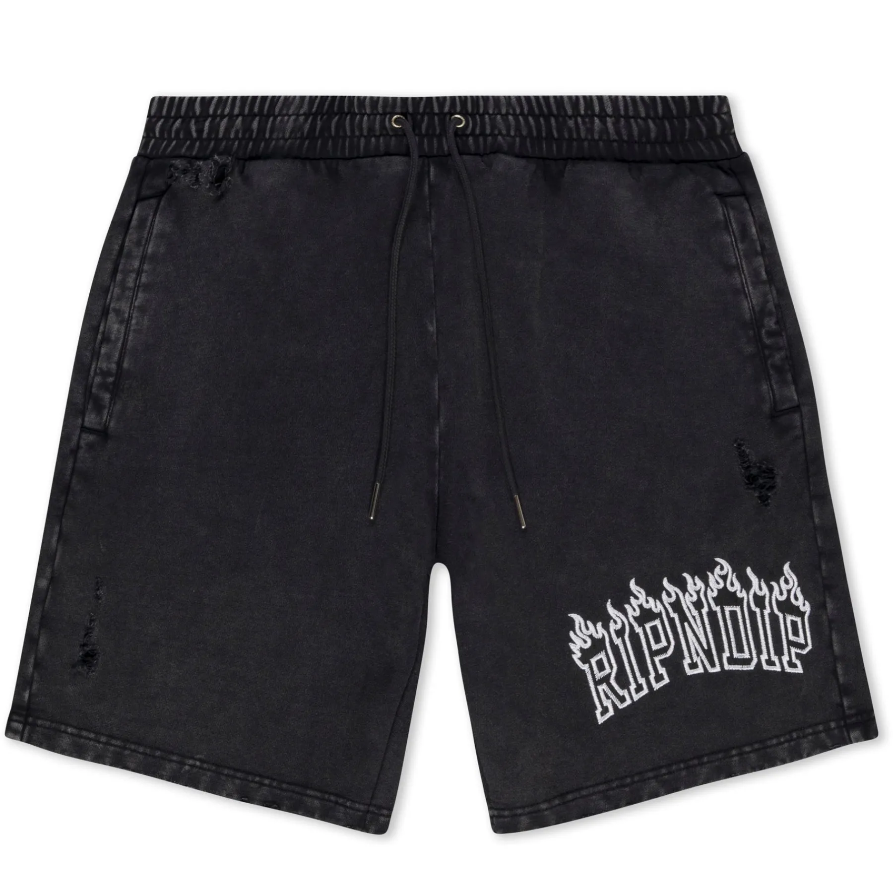 Ripndip Sweats|Shorts<Inferno Sweat Shorts (Black Wash)