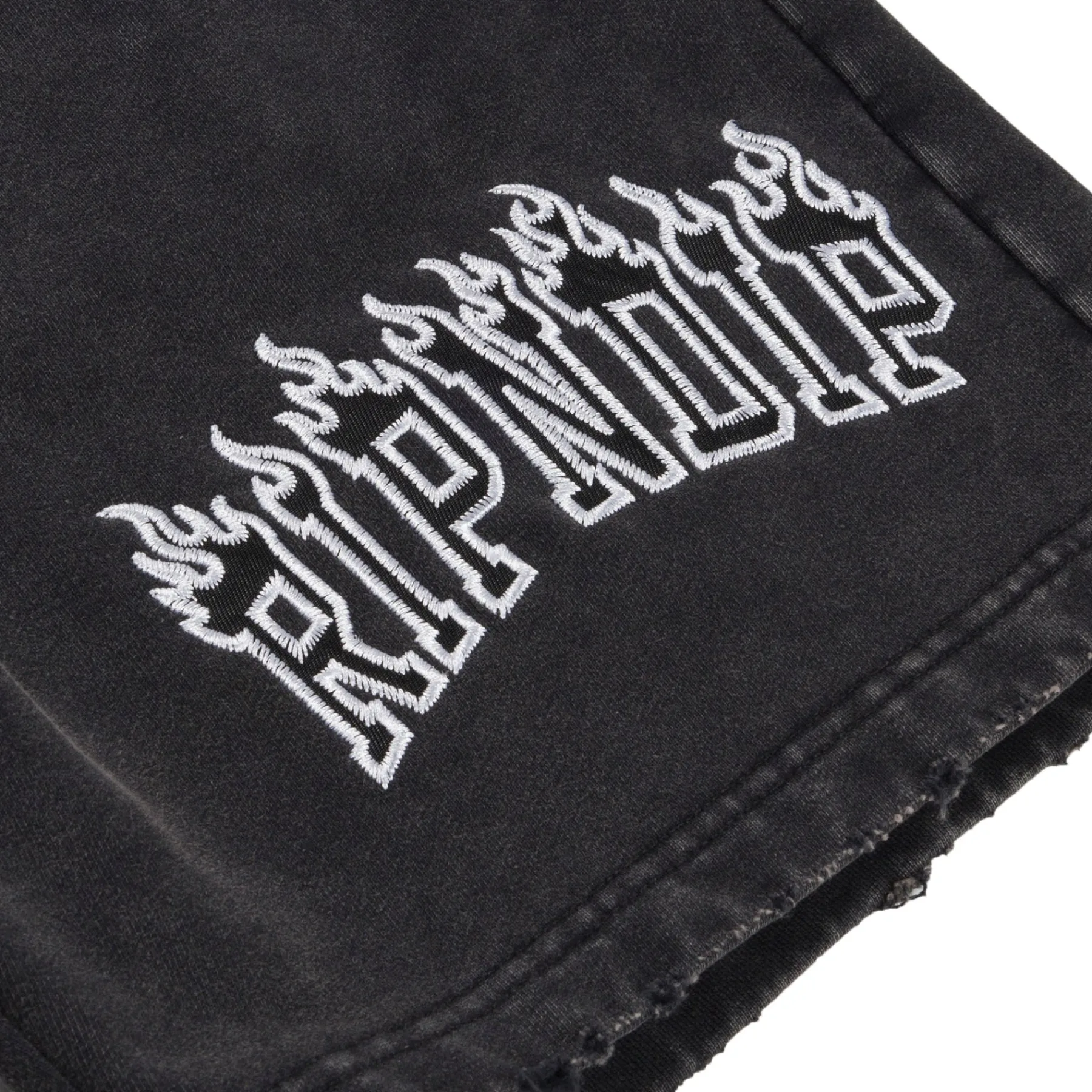 Ripndip Sweats|Shorts<Inferno Sweat Shorts (Black Wash)