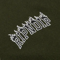 Ripndip Jackets<Inferno Varsity Jacket (Light Forest)