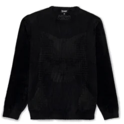 Ripndip Knits / Sweaters<Internal Mohair Sweater (Black)