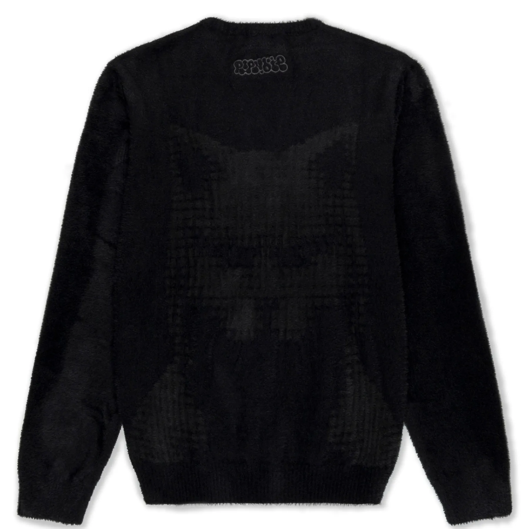 Ripndip Knits / Sweaters<Internal Mohair Sweater (Black)