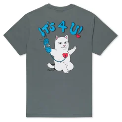 Ripndip Short Sleeve Tees<Its 4 U Tee (Charcoal)