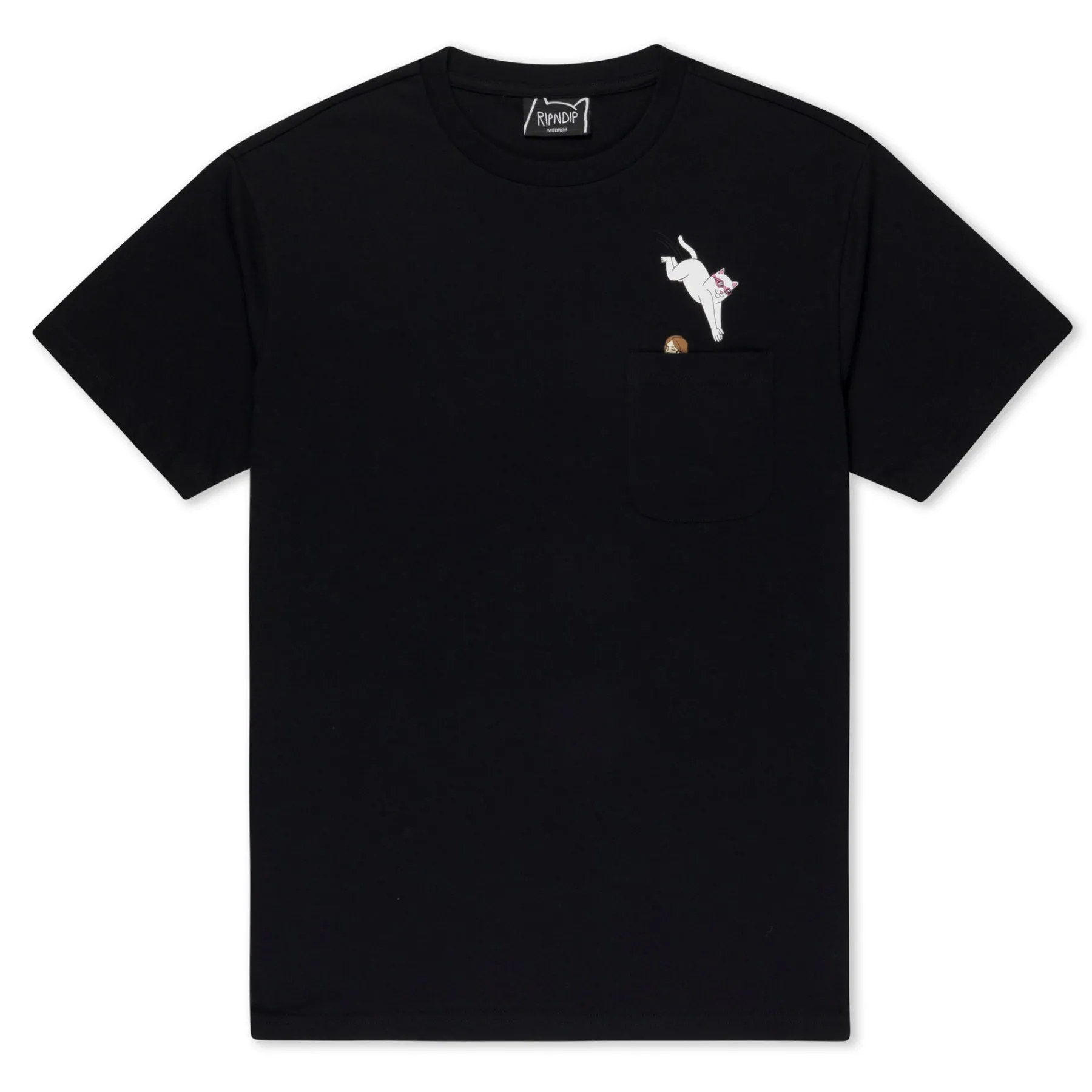 Ripndip Short Sleeve Tees<Jumpin In Pocket Tee (Black)