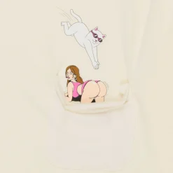 Ripndip Short Sleeve Tees|Stocking Stuffers<Jumpin In Pocket Tee (Natural)