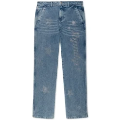 Ripndip Pants|Womens<Kawaii Nerm Womens Wide Leg Pants (Medium Wash)