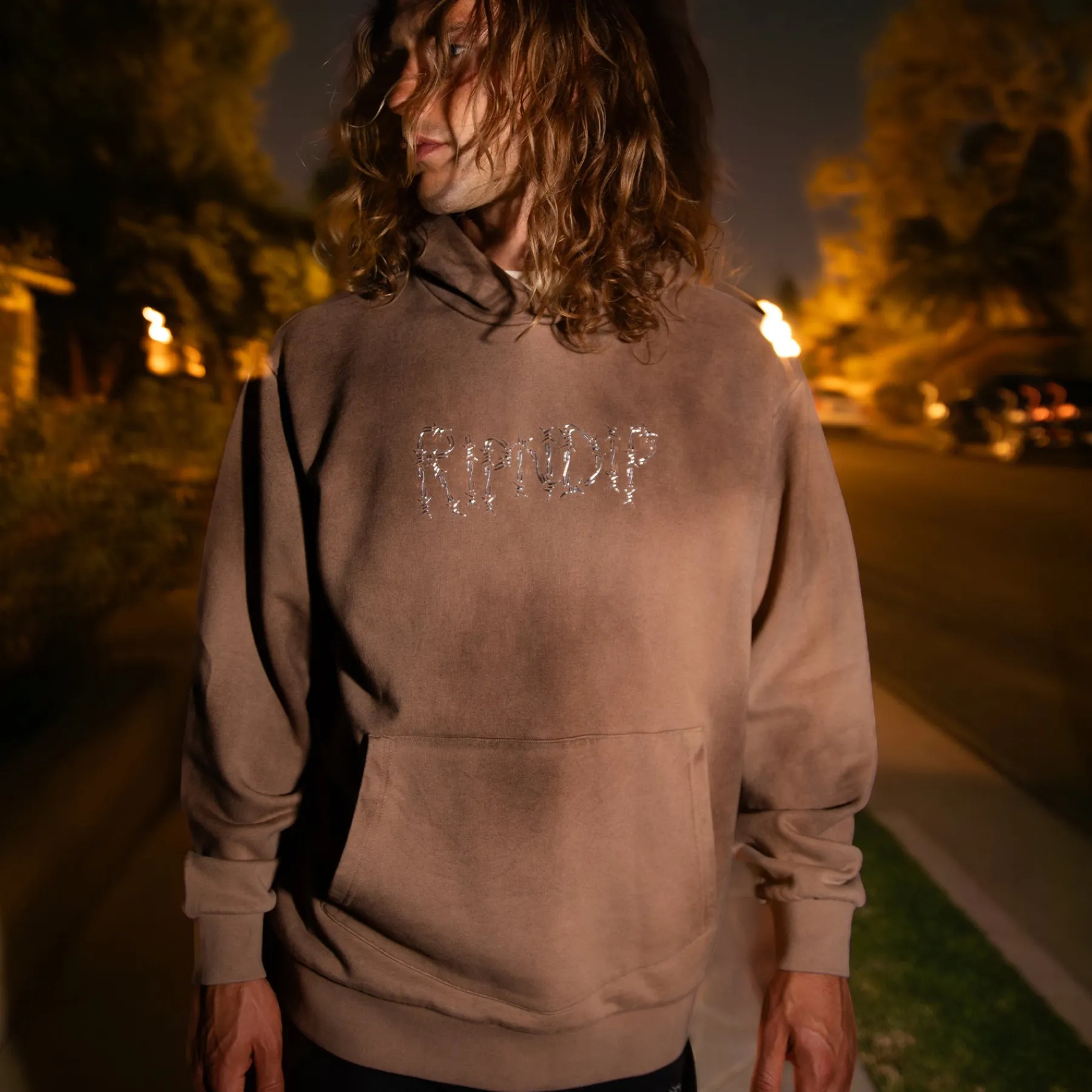 Ripndip Hoodies / Crewnecks<Keep Out Hoodie (Almond)