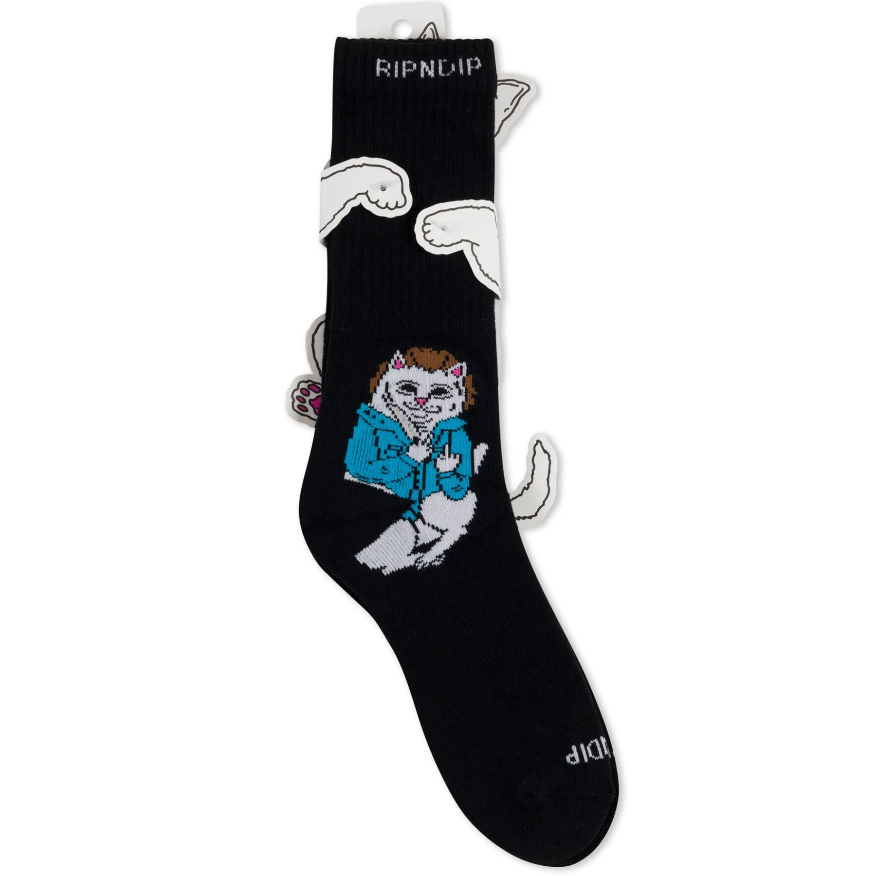 Ripndip Socks|Stocking Stuffers<Killer Nerm Socks (Black)