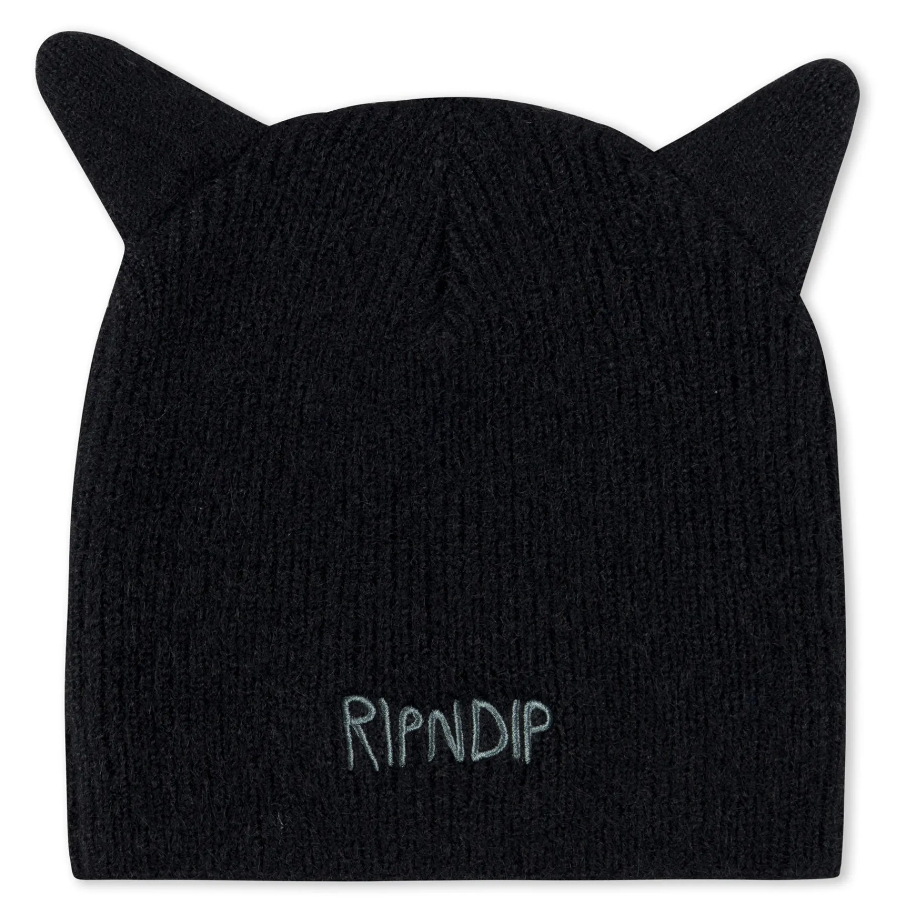 Ripndip Beanies|Stocking Stuffers<Kitty Ears Mohair Beanie (Black)