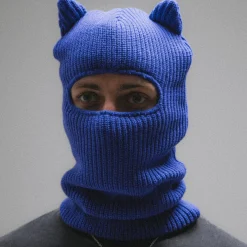 Ripndip Balaclavas|Beanies<Kitty Ears Ski Mask (Royal Blue)