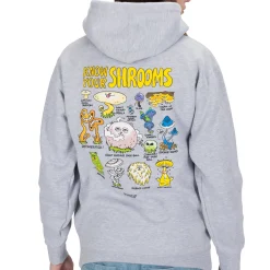 Ripndip Hoodies / Crewnecks<Know Ur Shrooms Hoodie (Ash Heather)