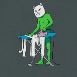 Ripndip Short Sleeve Tees<Laundry Day Tee (Charcoal)
