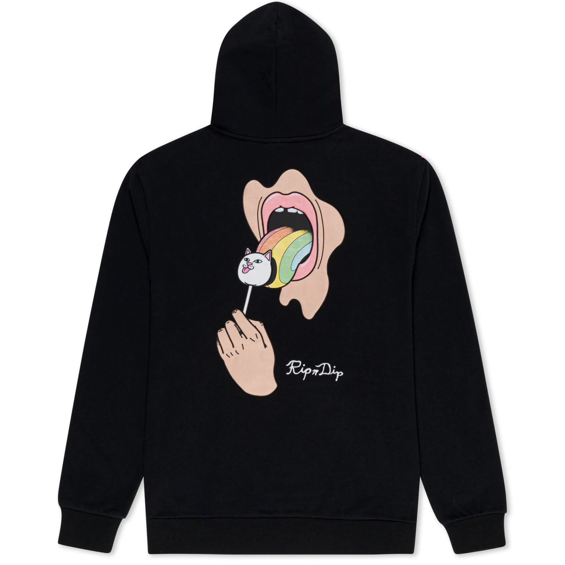 Ripndip Hoodies / Crewnecks<Lick Me Hoodie (Black) 14.7oz
