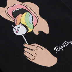 Ripndip Hoodies / Crewnecks<Lick Me Hoodie (Black) 14.7oz