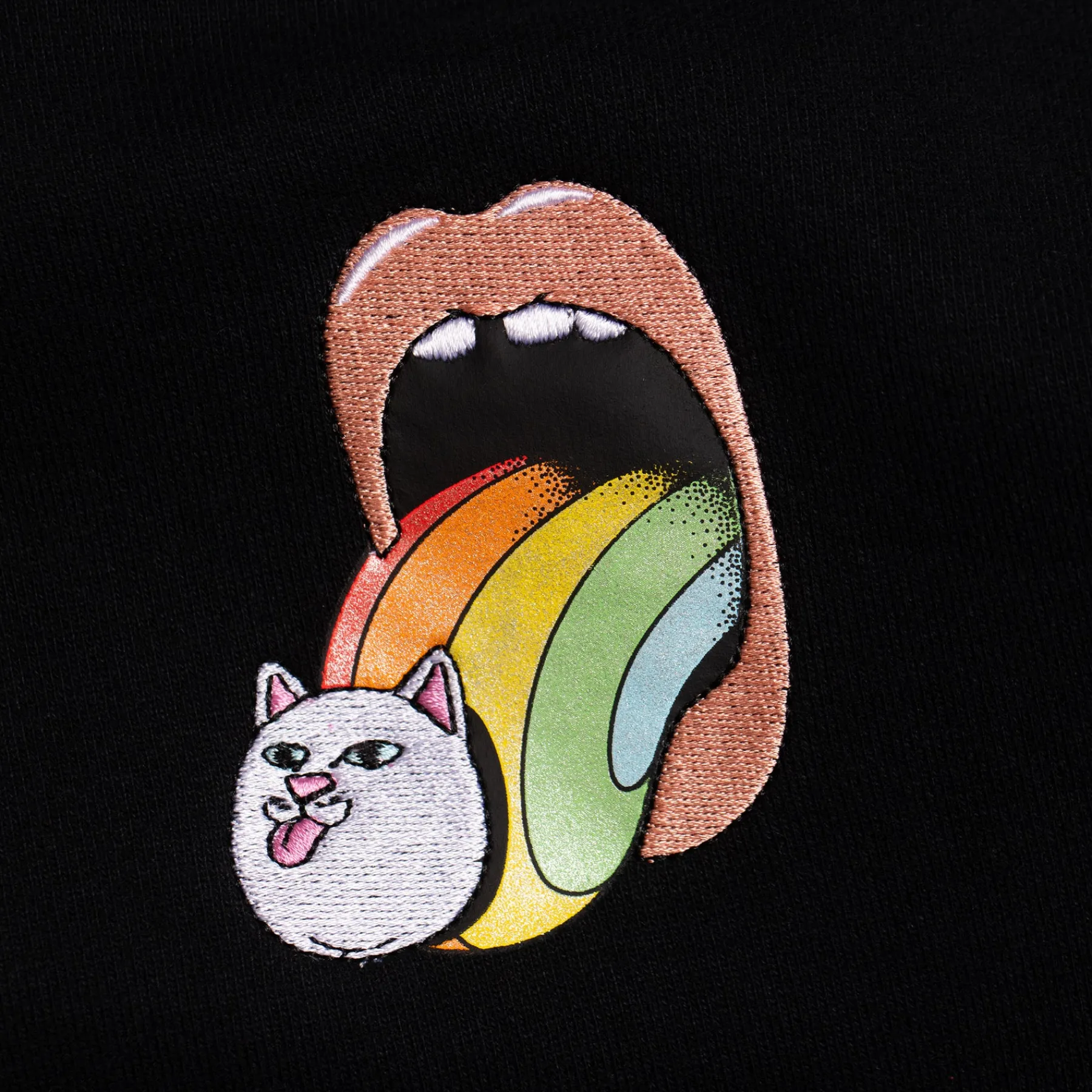Ripndip Hoodies / Crewnecks<Lick Me Hoodie (Black) 14.7oz