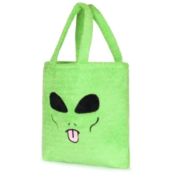 Ripndip Totes<Lord Alien Fluffy Tote  (Green)