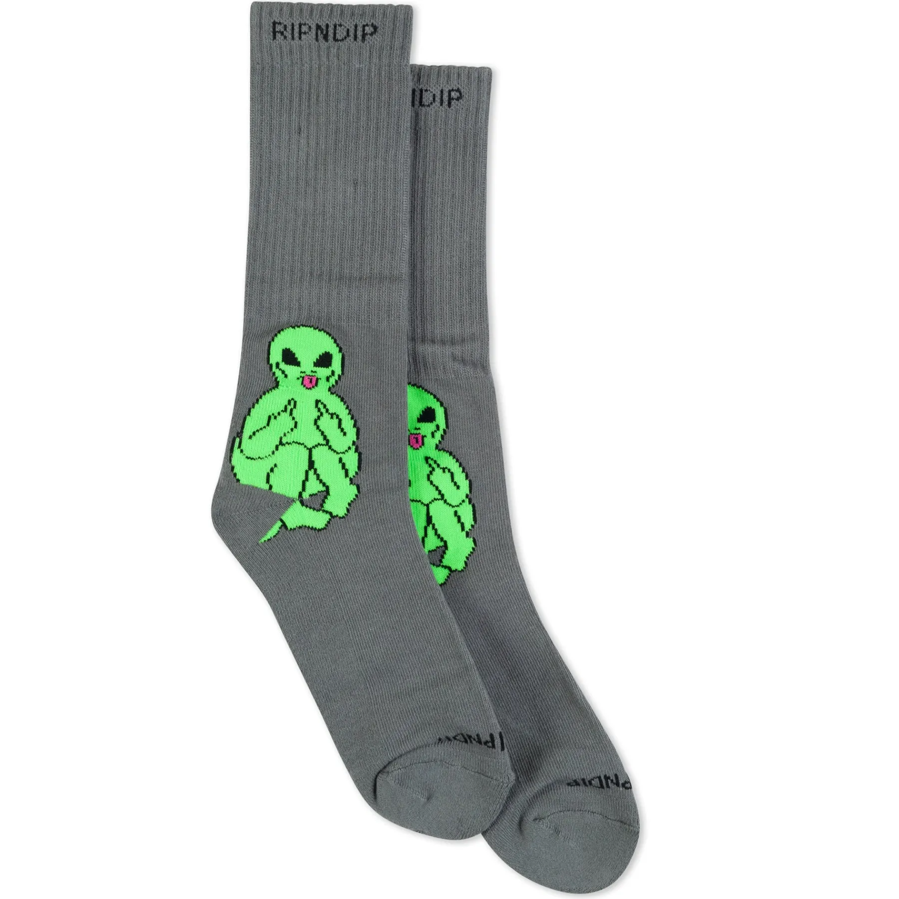 Ripndip Socks|Stocking Stuffers<Lord Alien Socks (Charcoal)