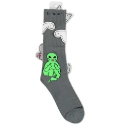 Ripndip Socks|Stocking Stuffers<Lord Alien Socks (Charcoal)