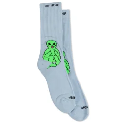 Ripndip Socks|Stocking Stuffers<Lord Alien Socks (Light Slate)