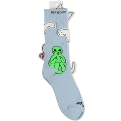 Ripndip Socks|Stocking Stuffers<Lord Alien Socks (Light Slate)