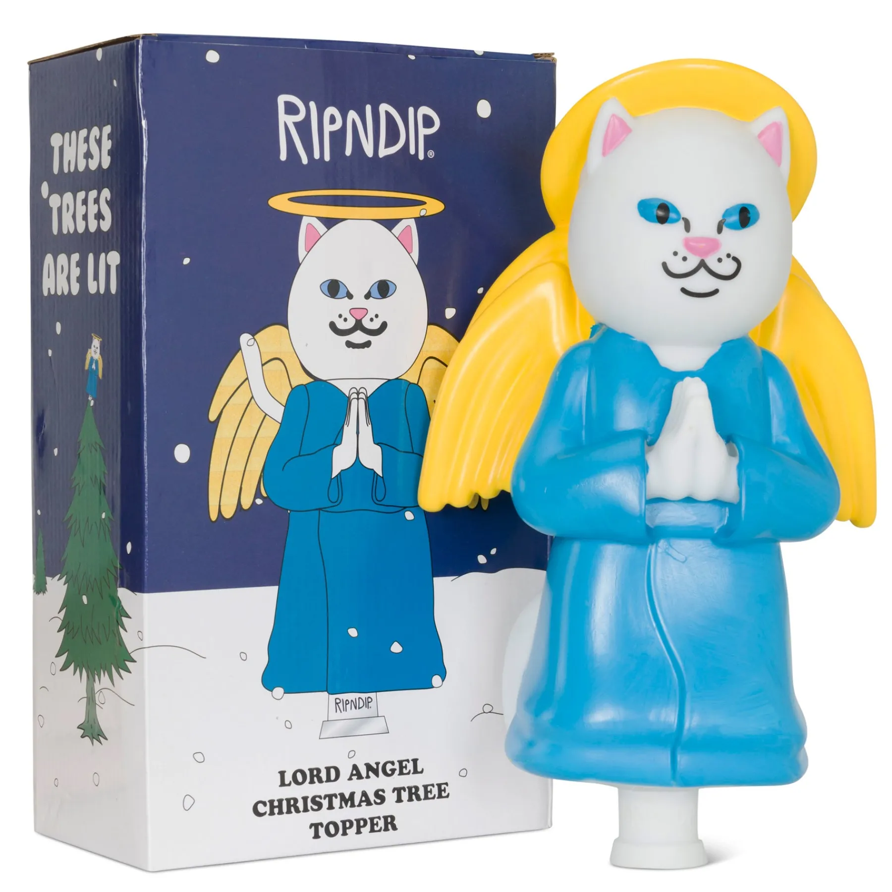 Ripndip Stocking Stuffers|Christmas Items<Lord Angel Christmas Tree Topper (White)