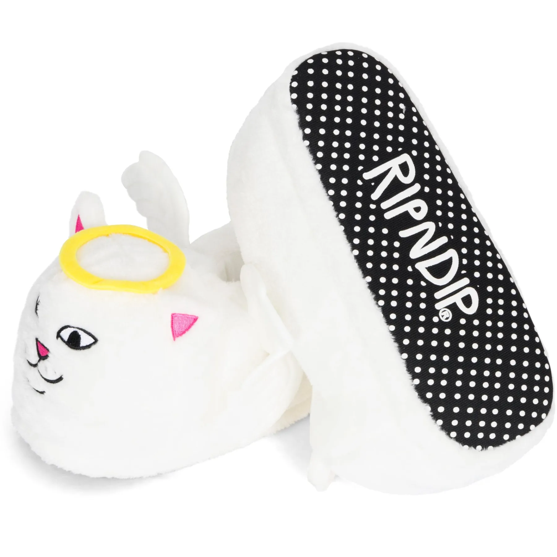 Ripndip Slides / Slippers|Shoes<Lord Angel Plush Slippers (White)