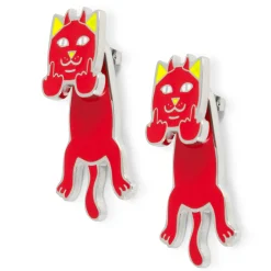 Ripndip Womens|Accessories<Lord Devil Earrings (Red)